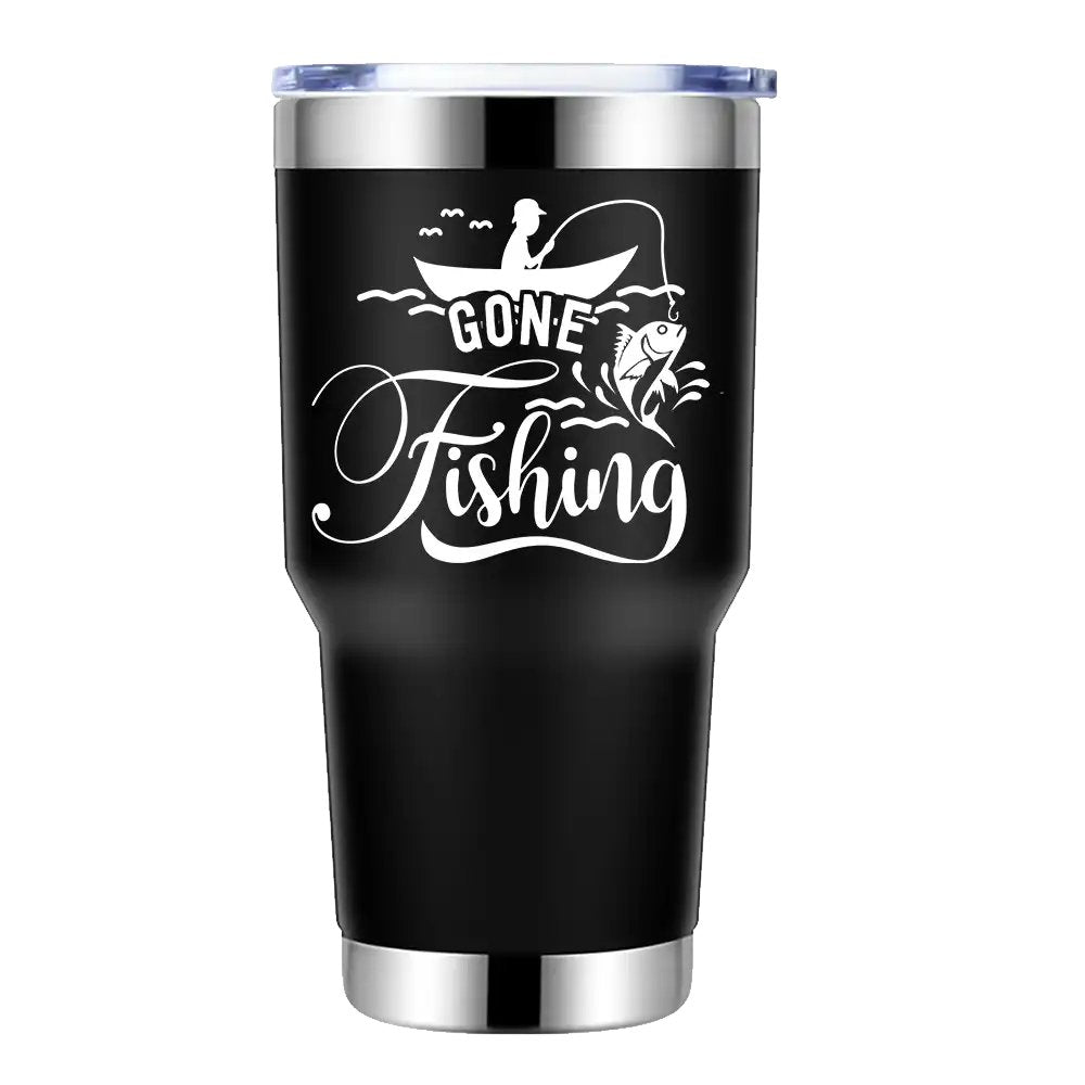 Gone Fishing 30oz Insulated Tumbler | Perfect Fishing Gift