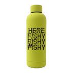 Here Fishy Fishy 17oz Insulated Water Bottle | Rubber-Coated Stainless Steel
