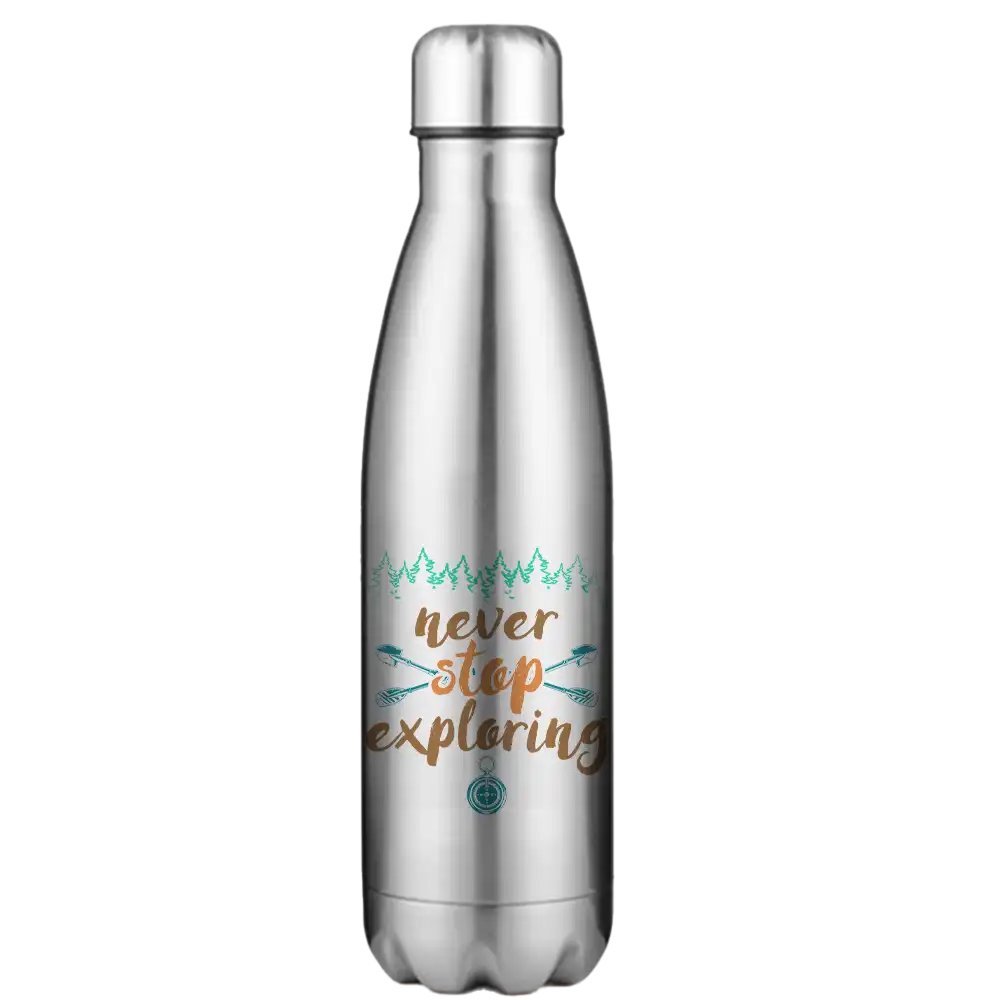 17oz Insulated Stainless Steel Water Bottle – Vacuum Flask for Hot & Cold Drinks