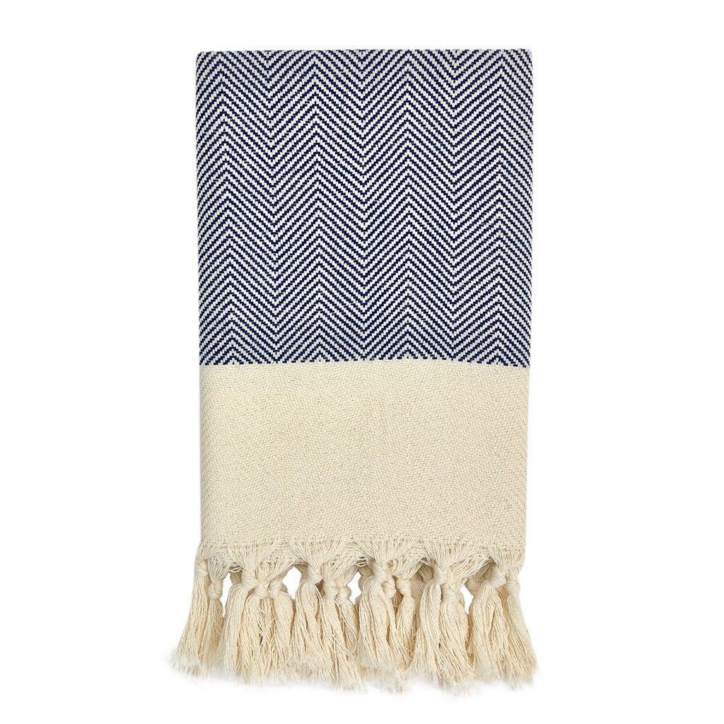 Herringbone Turkish Hand Towel | 100% Cotton Handmade Towel