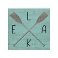 Lake Paddles Decorative Sign | Rustic Lake House Wall Decor