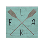 Lake Paddles Decorative Sign | Rustic Lake House Wall Decor