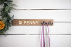 Horizontal Personalized Leash Holder, Engraved Backpack Hook, Customizable Coat Hook,-4